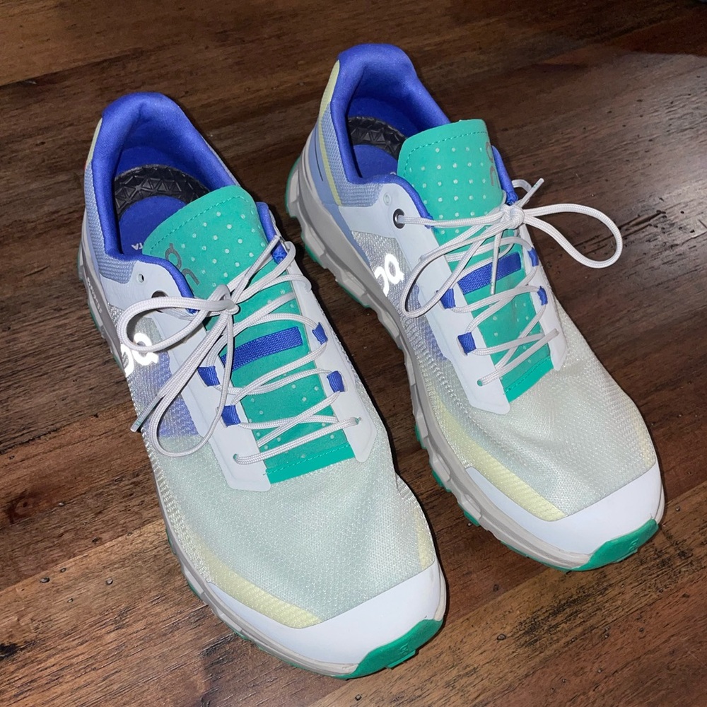Mens 10, ON Running, Cloudvista Creek/Mint, MSRP $130 - Picture 4 of 7